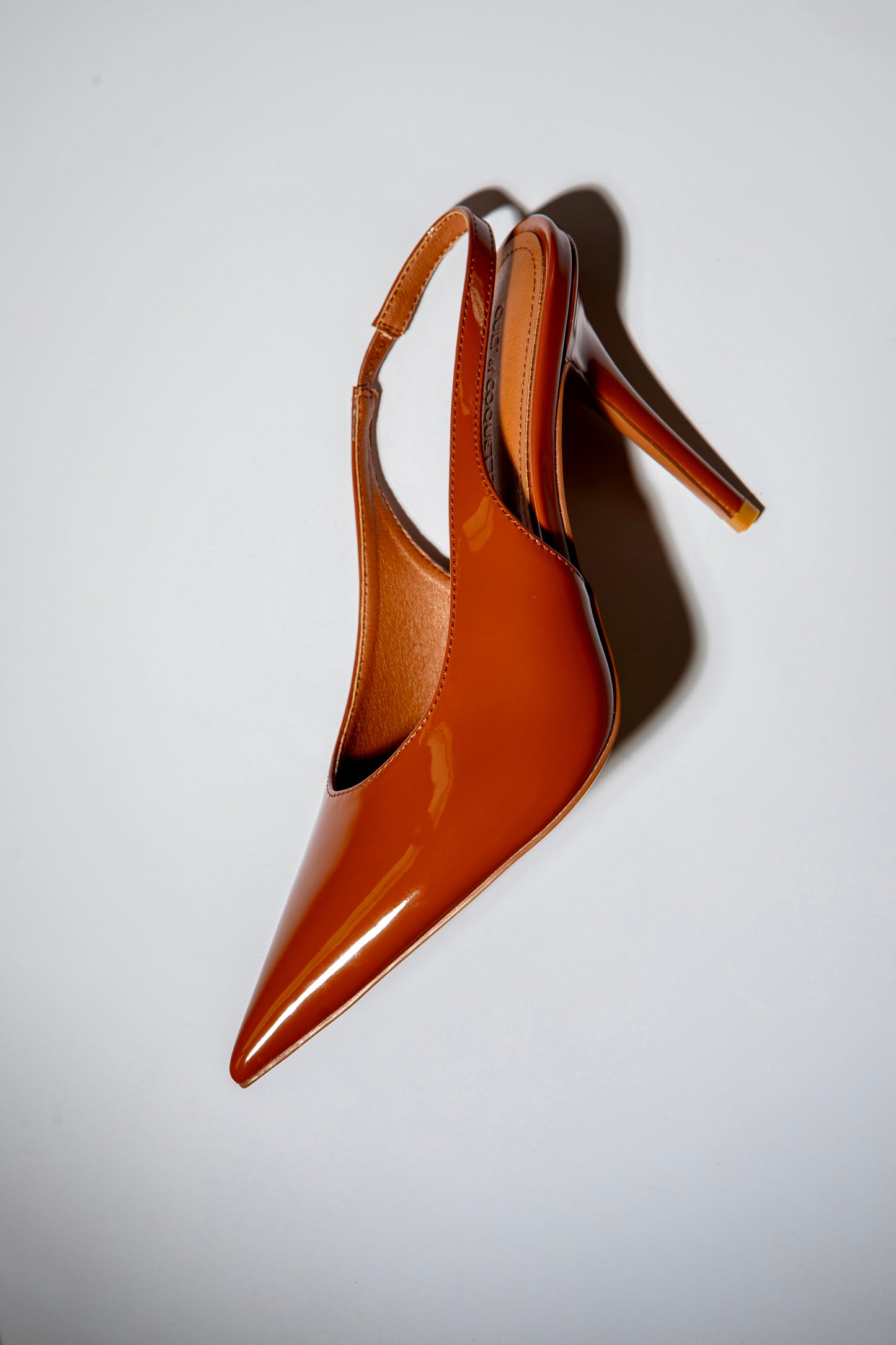 Alexandra Brown Patent Slingback 100 mm