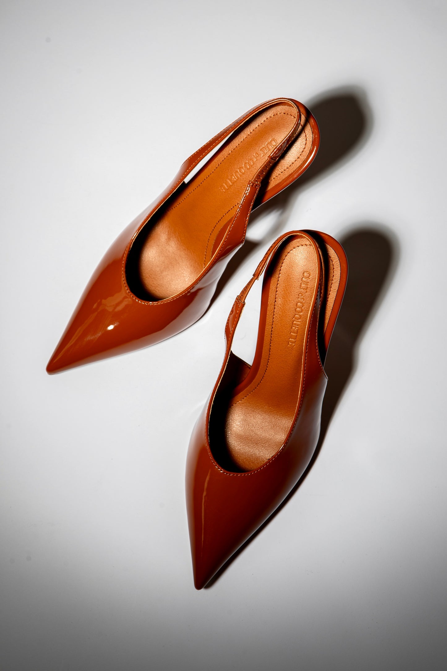 Alexandra Brown Patent Slingback 100 mm