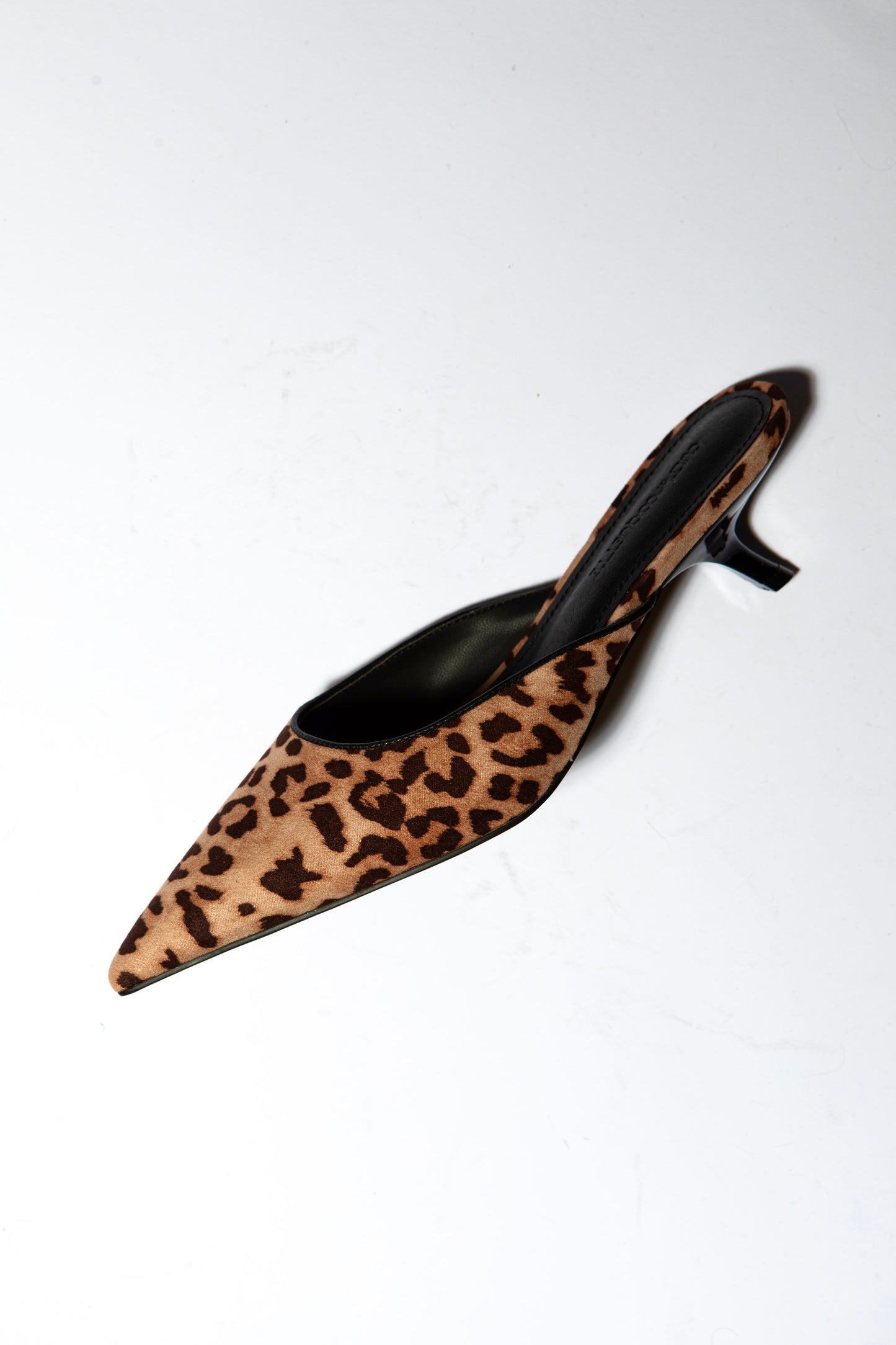 Nadia Leopard Kitten Mule 50 mm