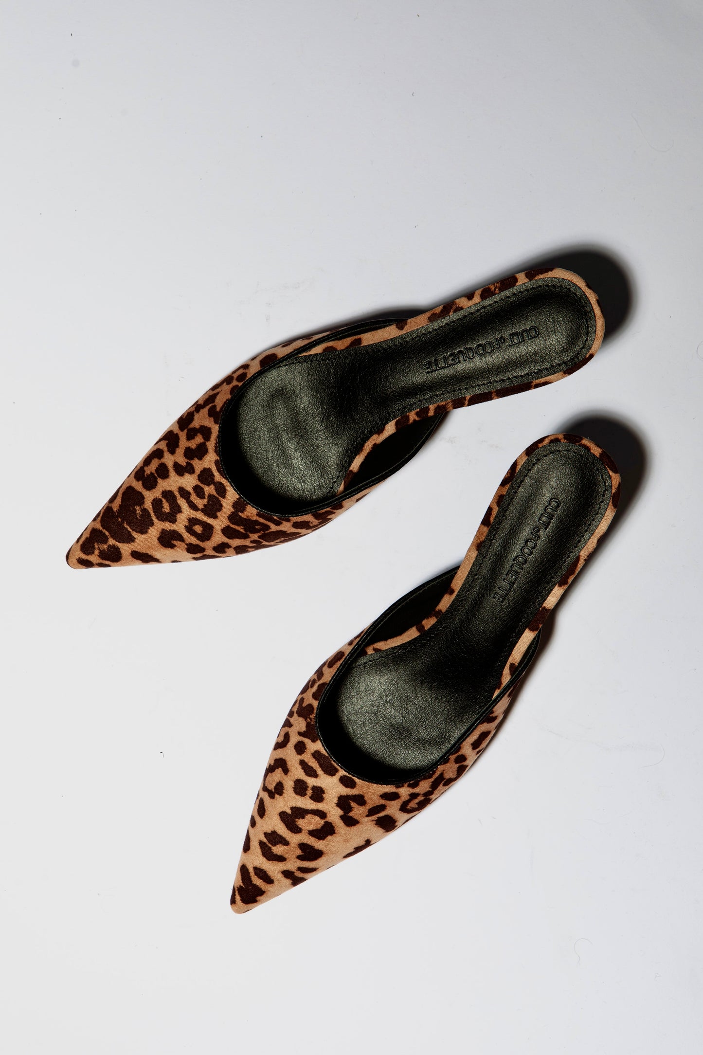Nadia Leopard Kitten Mule 50 mm