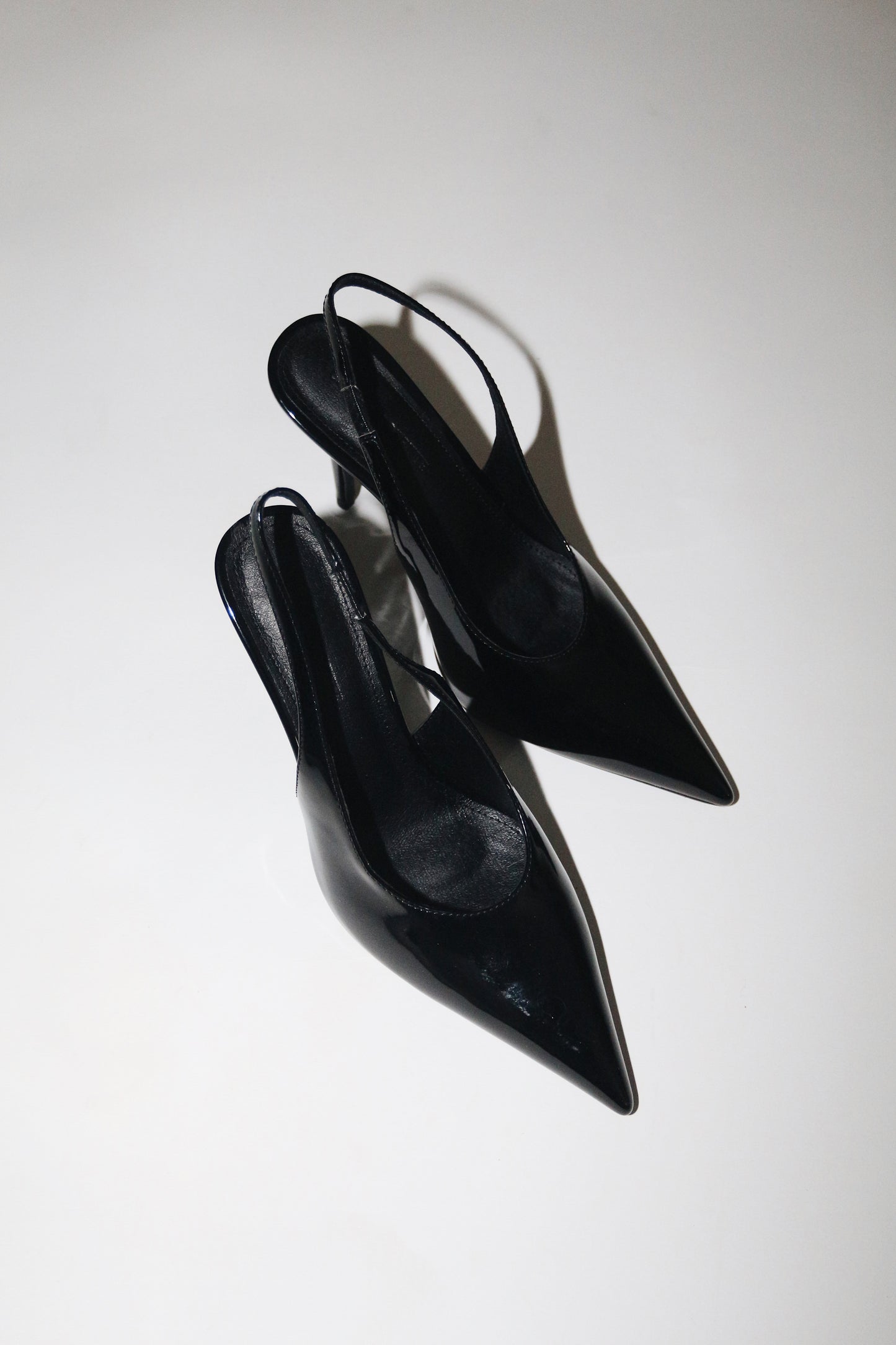 Alexandra Black Patent Slingback 100 mm