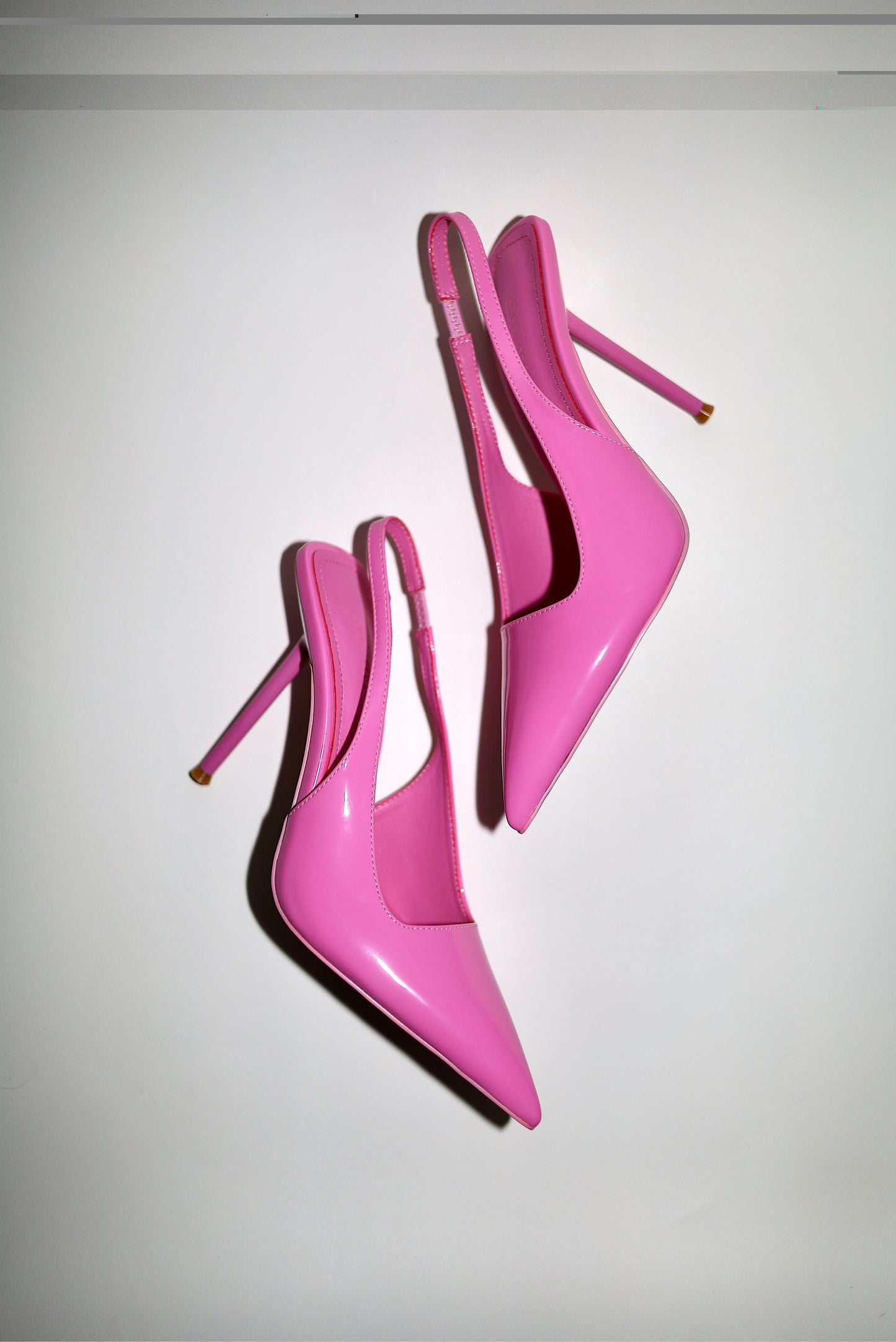 Elsa Slingback Pump Pink Patent 110 mm