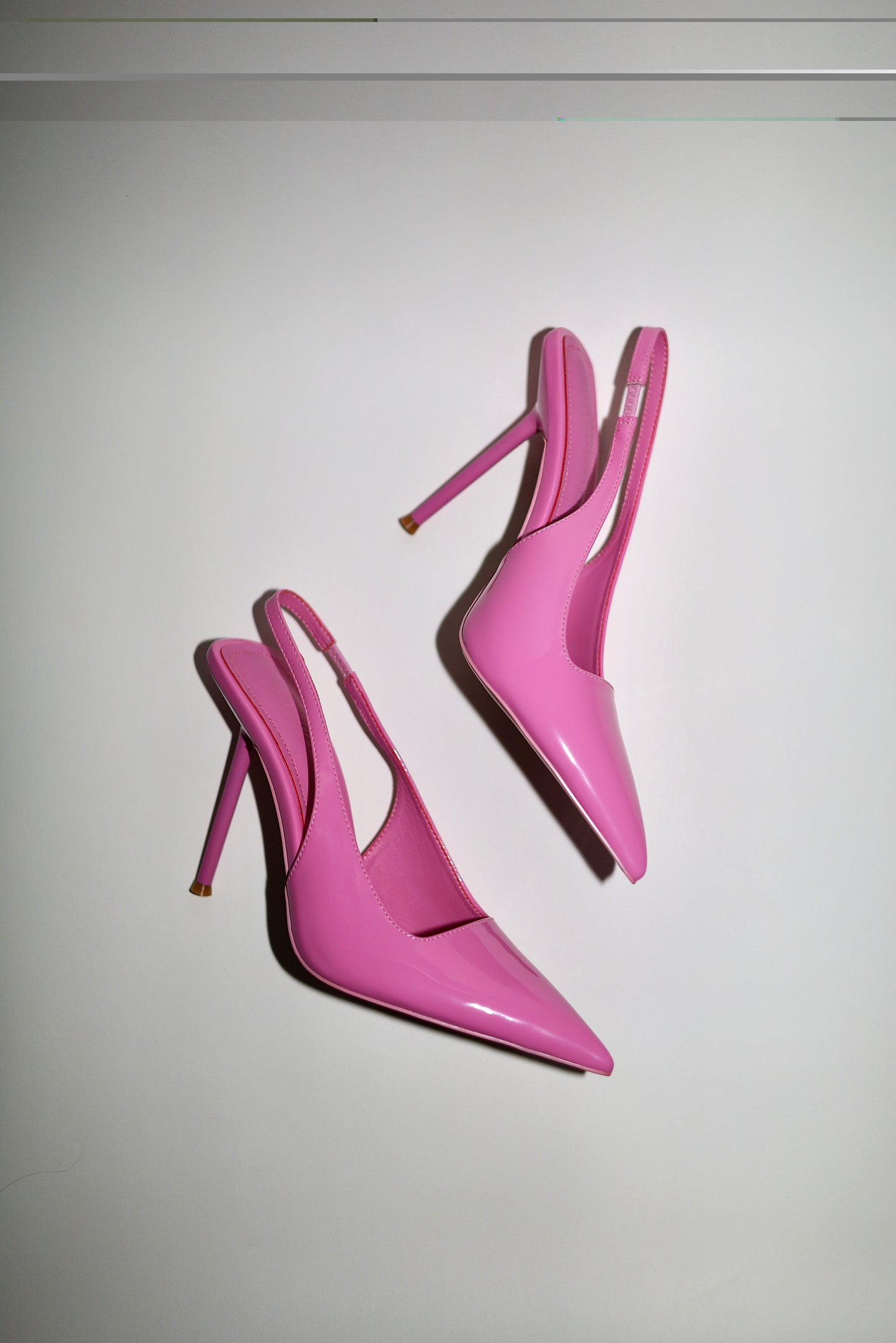 Elsa Slingback Pump Pink Patent 110 mm