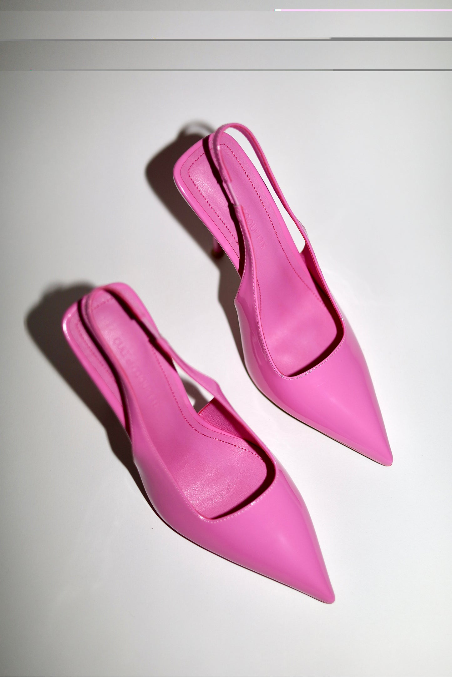 Elsa Slingback Pump Pink Patent 110 mm
