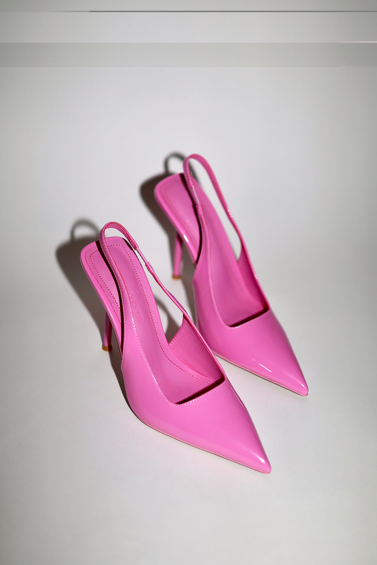 Elsa Slingback Pump Pink Patent 110 mm