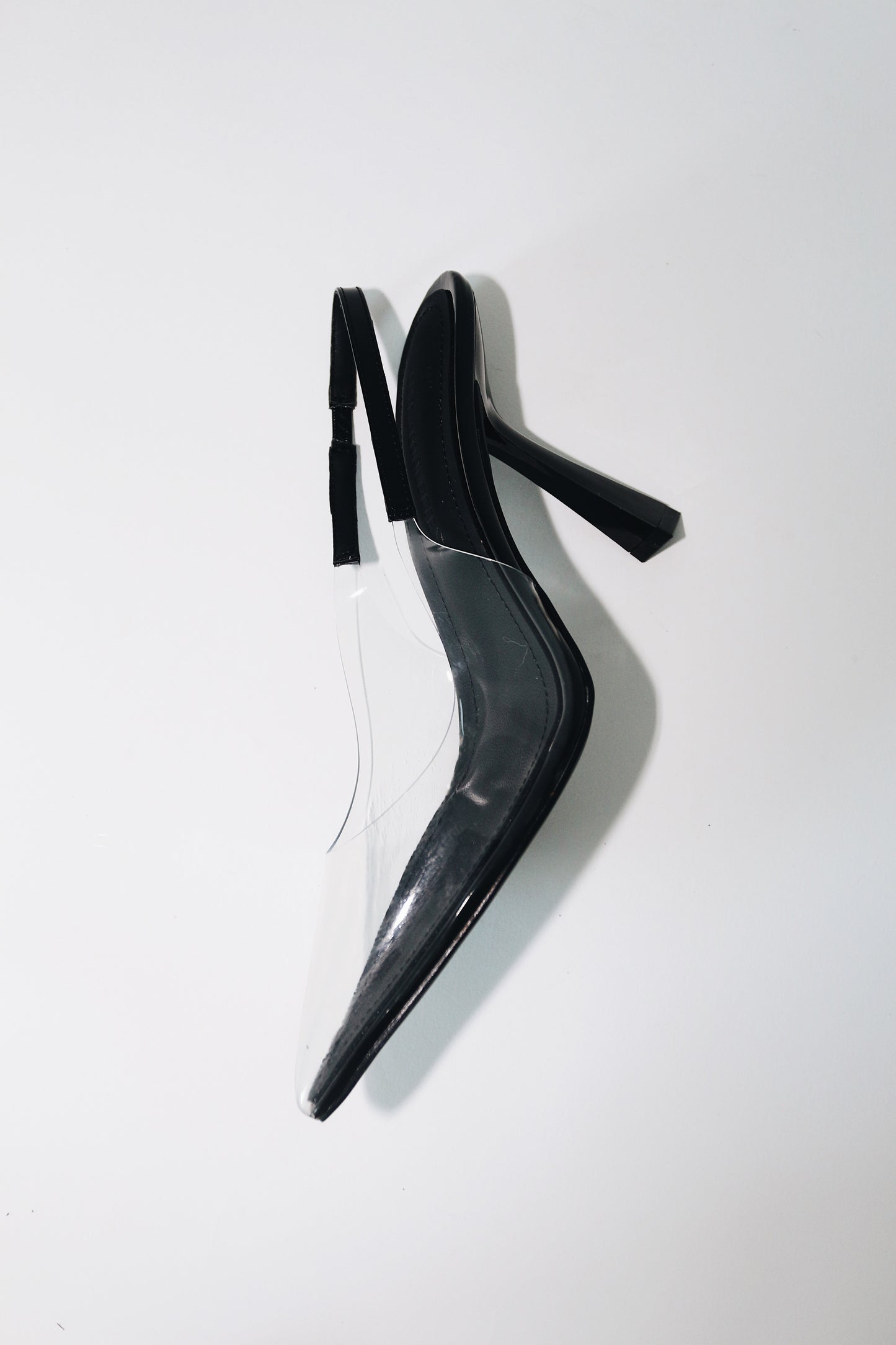 Donatella Clear Slingback Pumps