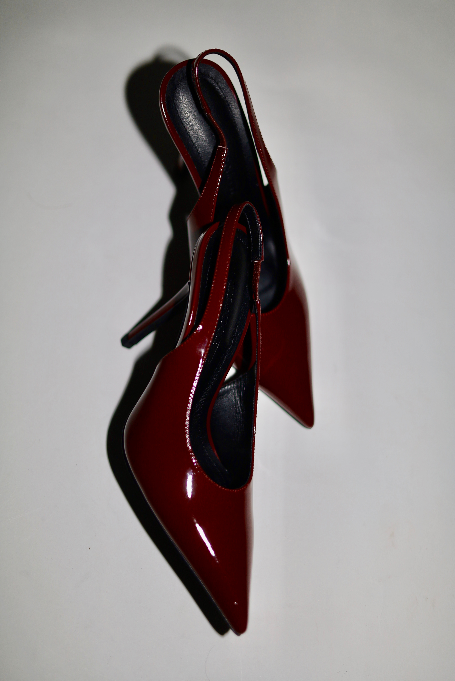Alexandra Wine Patent Slingback 110 mm