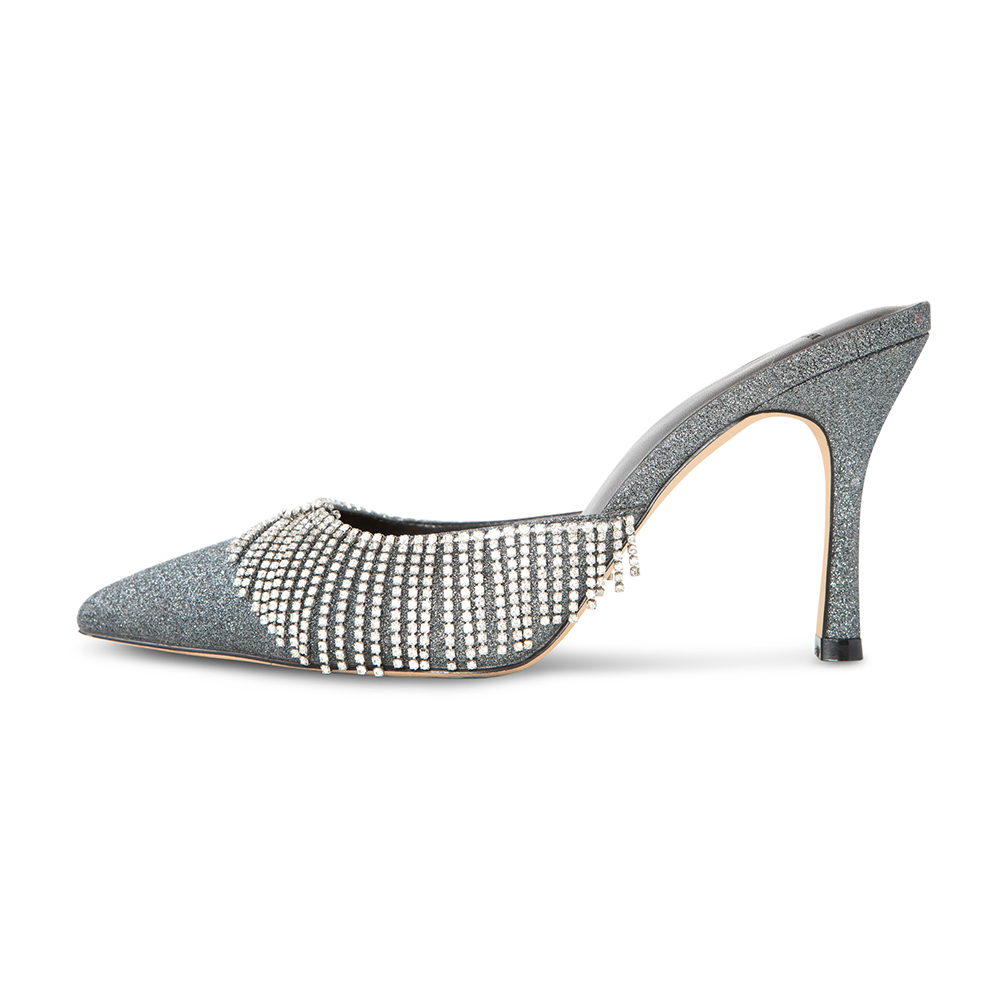 Catherine Pewter Vegan Mule Cult of Coquette