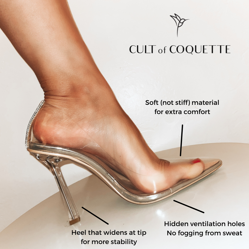 Yonce Glass Pumps