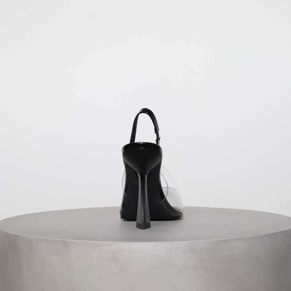 Clear 2025 slingback pumps