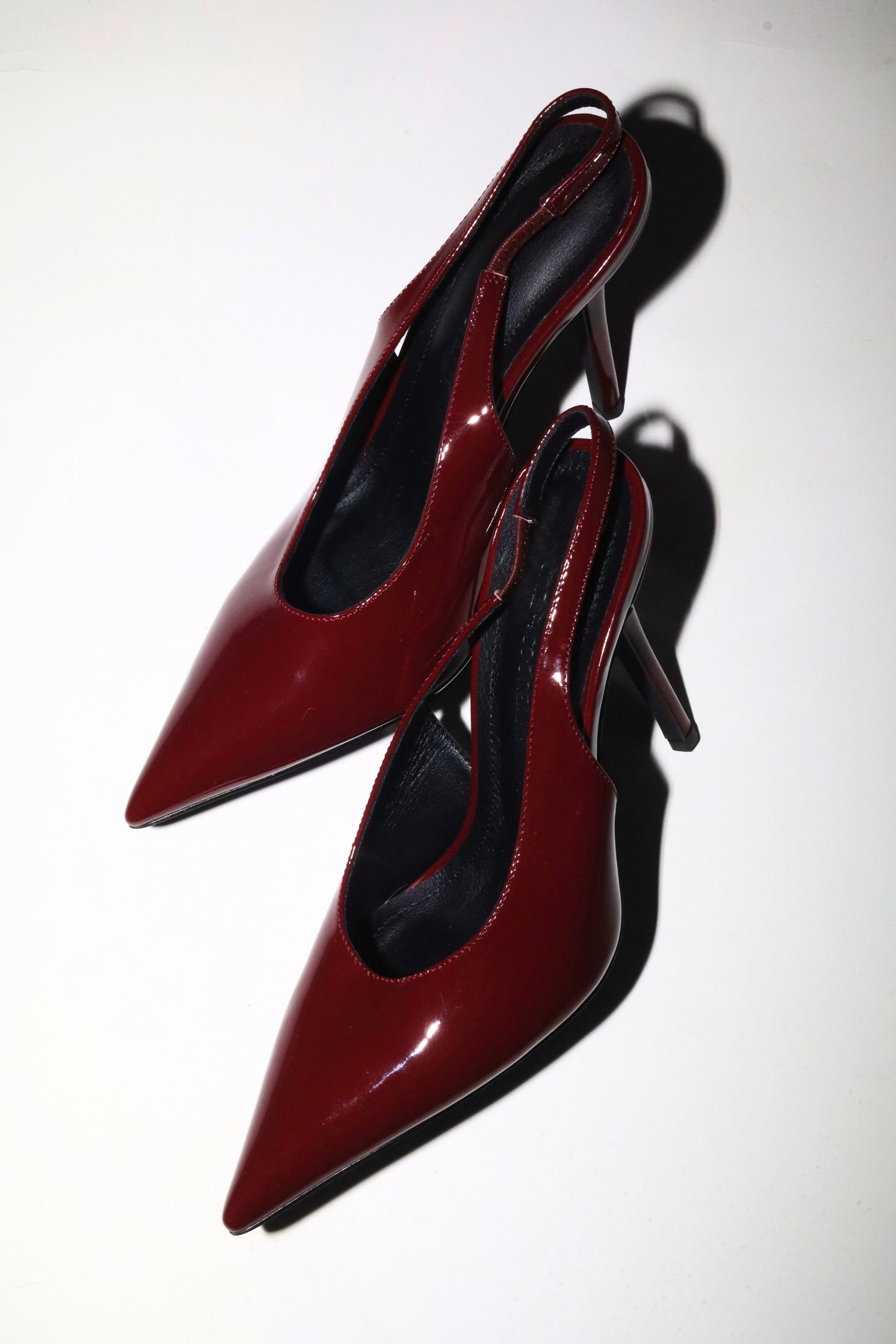 Alexandra Wine Patent Slingback 110 mm