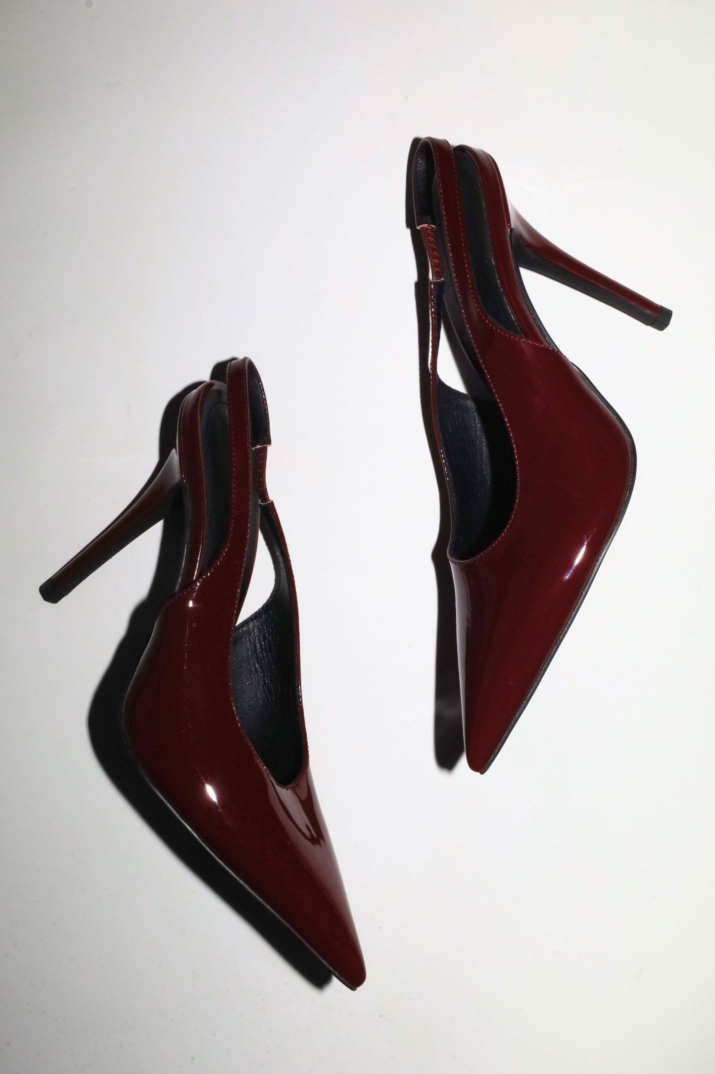 Alexandra Wine Patent Slingback 110 mm