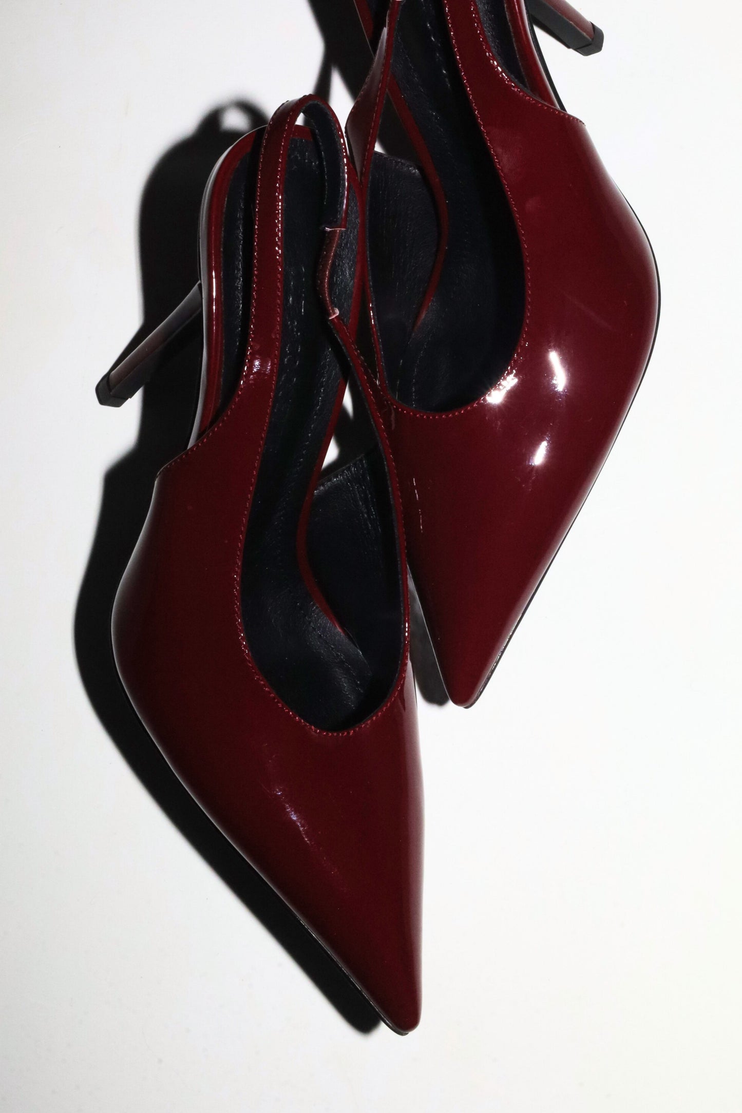 Alexandra Wine Patent Slingback 110 mm