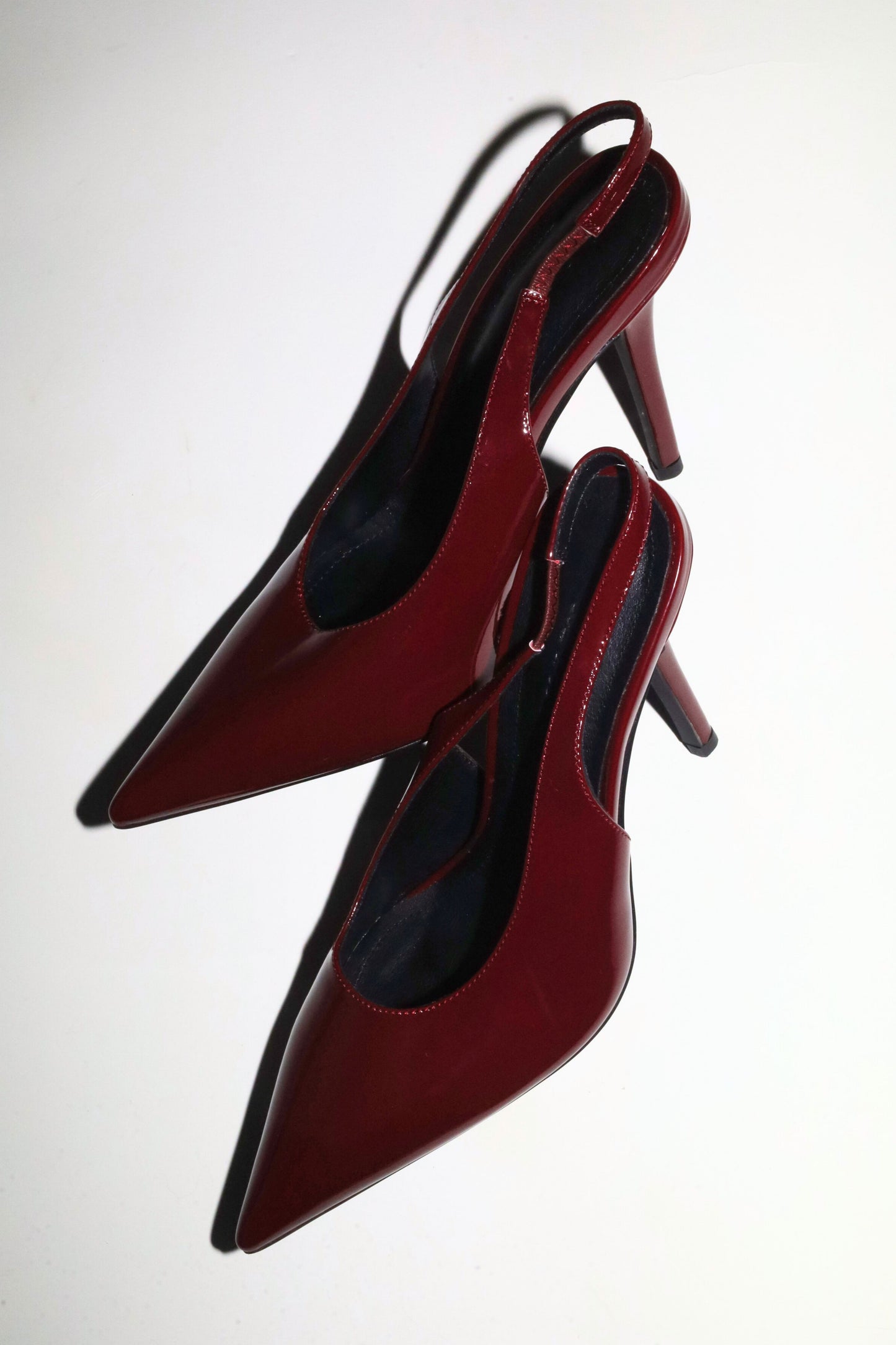 Alexandra Wine Patent Slingback 110 mm