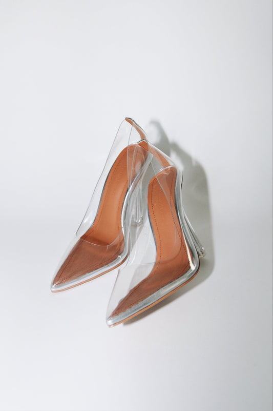 Yonce Glass Pumps