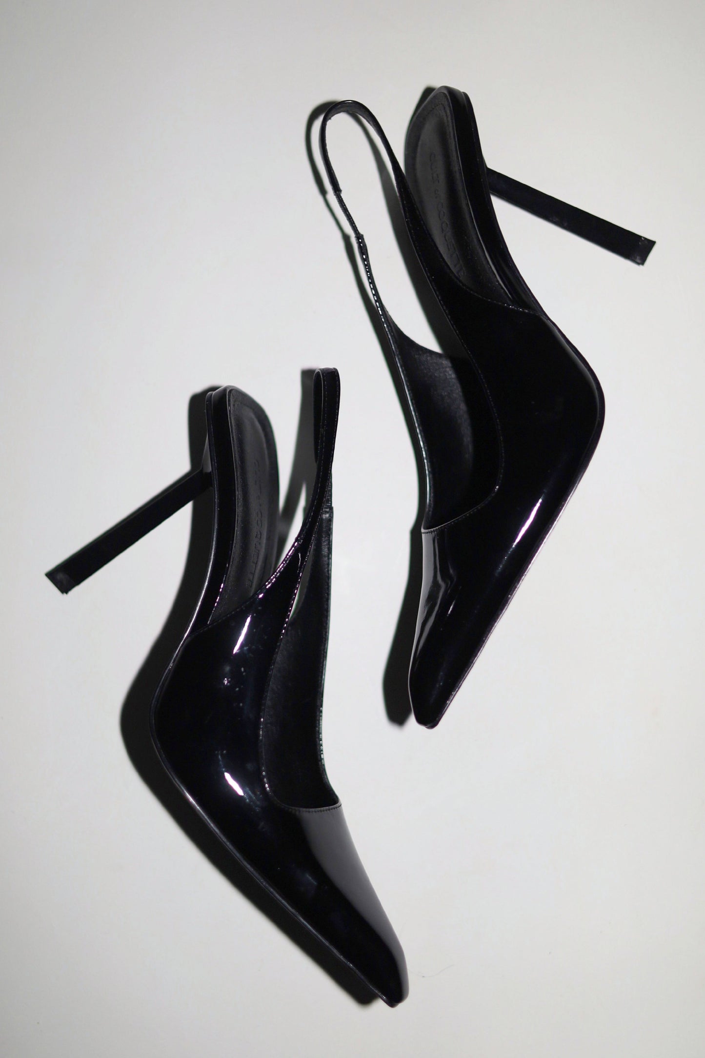 Stella Black Patent Slingback Pump 110 mm