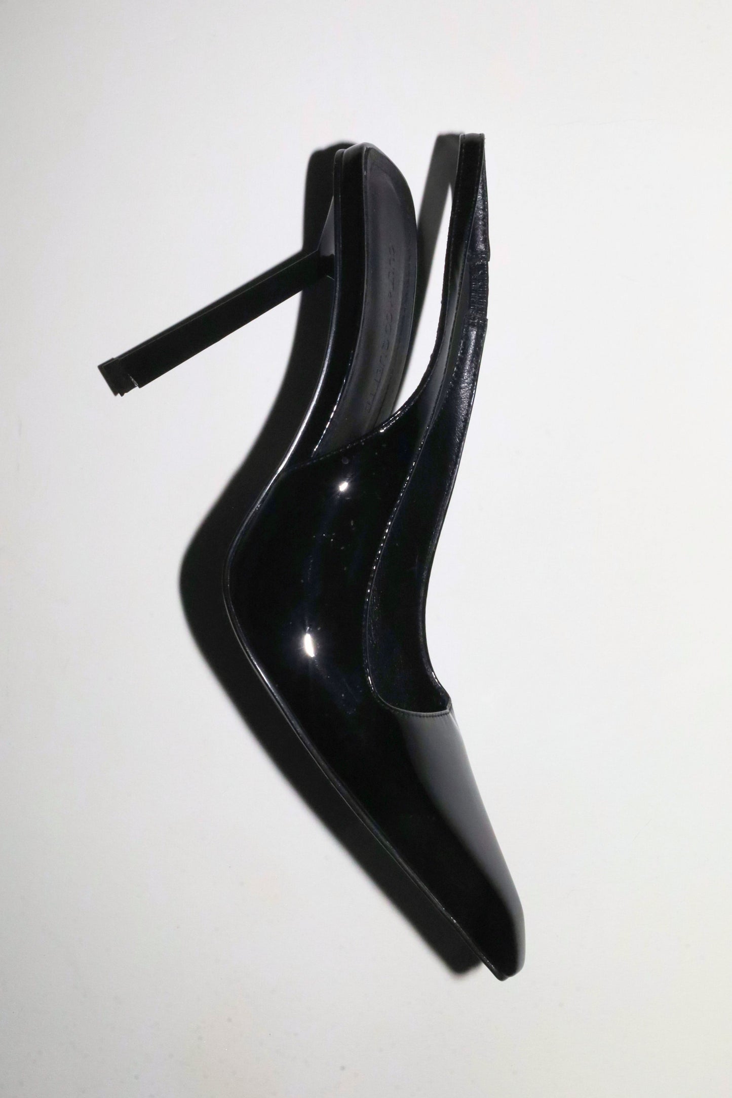 Stella Black Patent Slingback Pump 110 mm