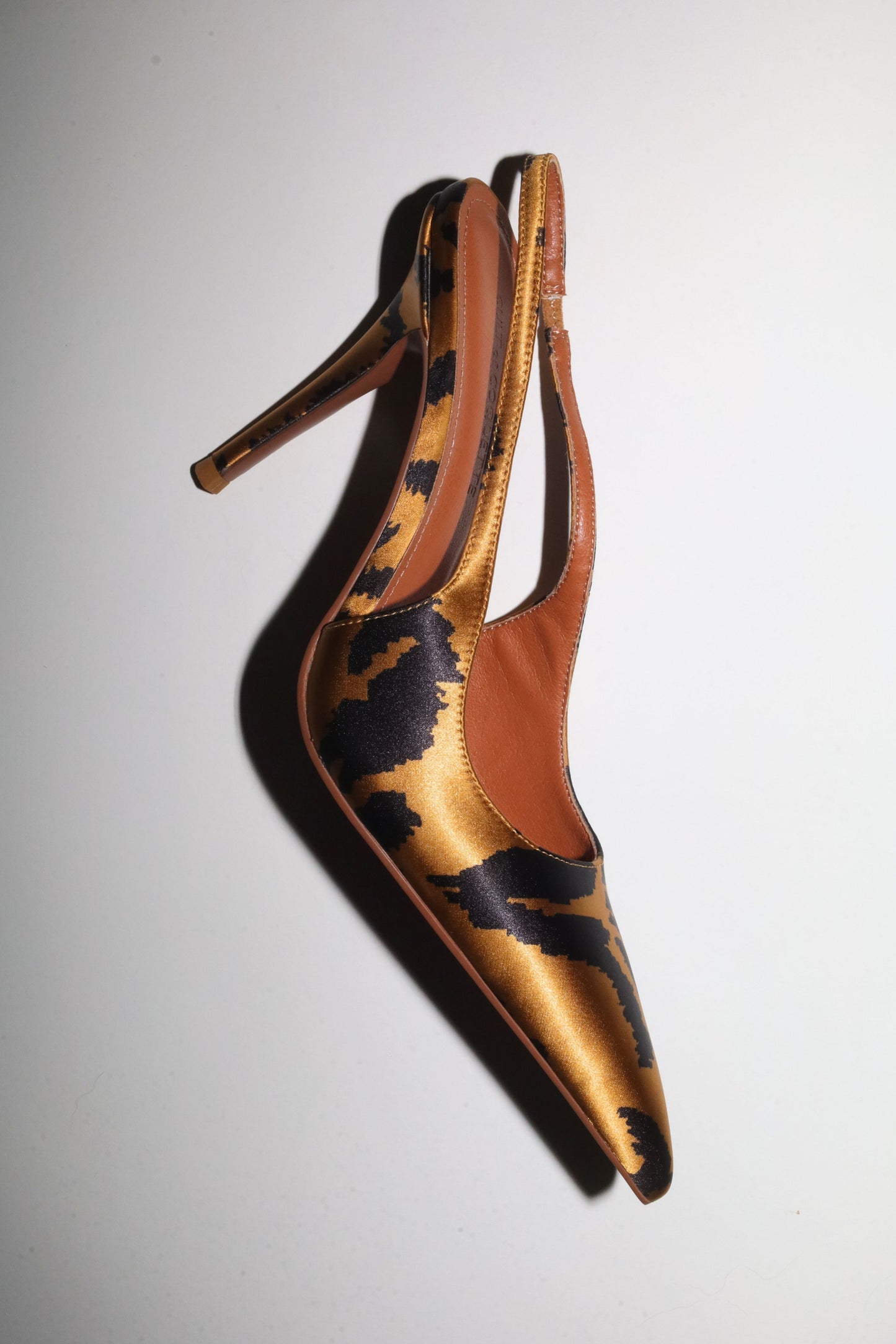 Kylie Tiger Satin Slingback 105 mm