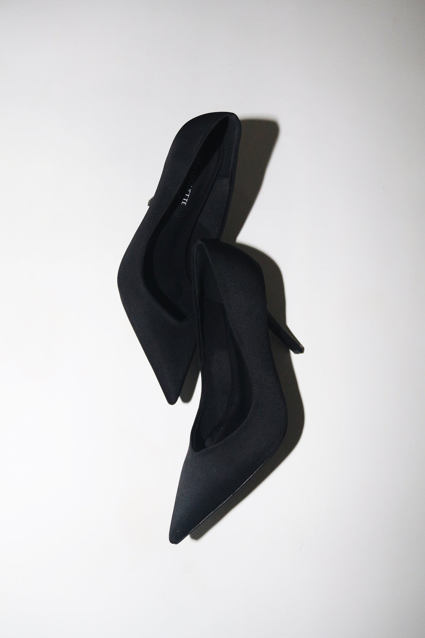 Chloe Black Scuba Pumps 105 mm