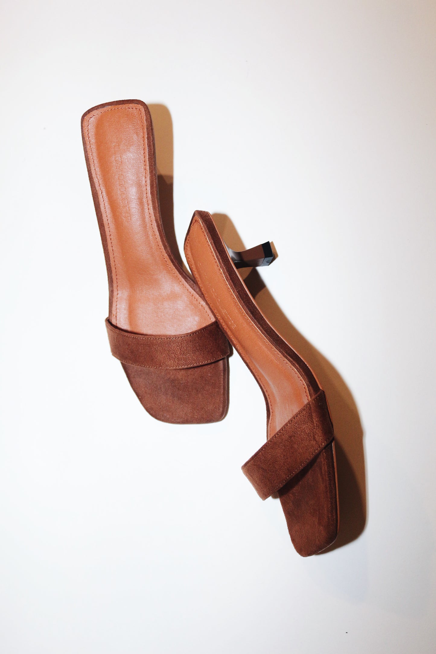 Brynn Brown Vegan Suede Mules