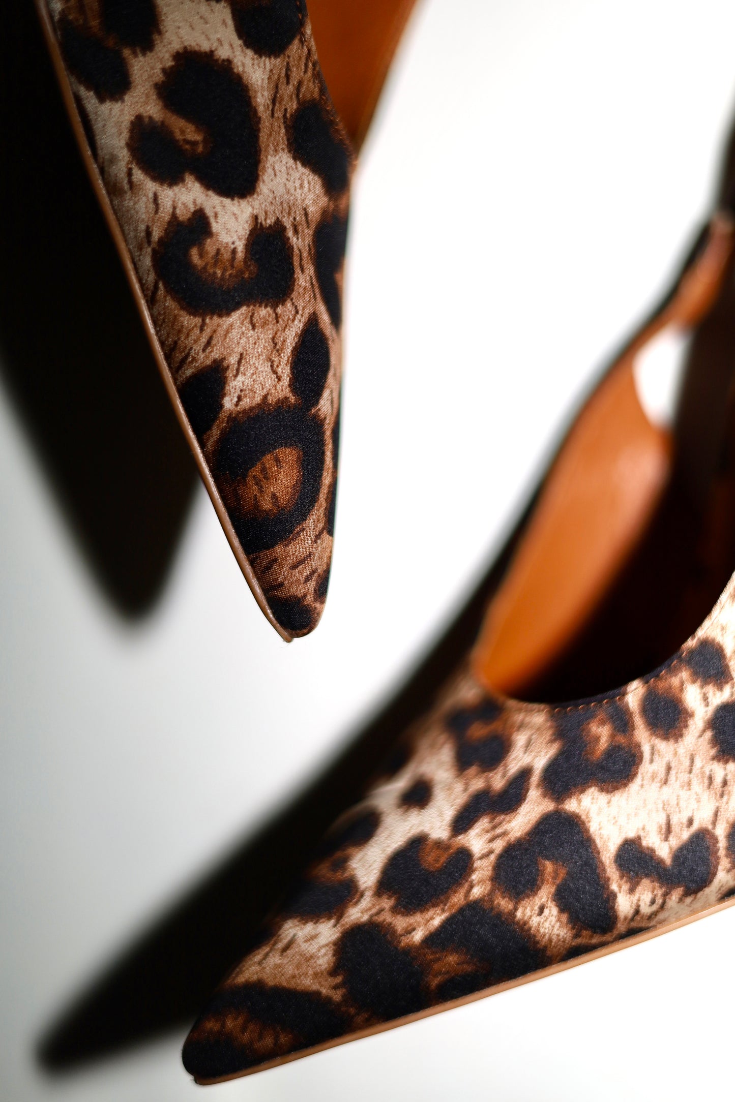 Alexandra Leopard Satin Slingback 110 mm