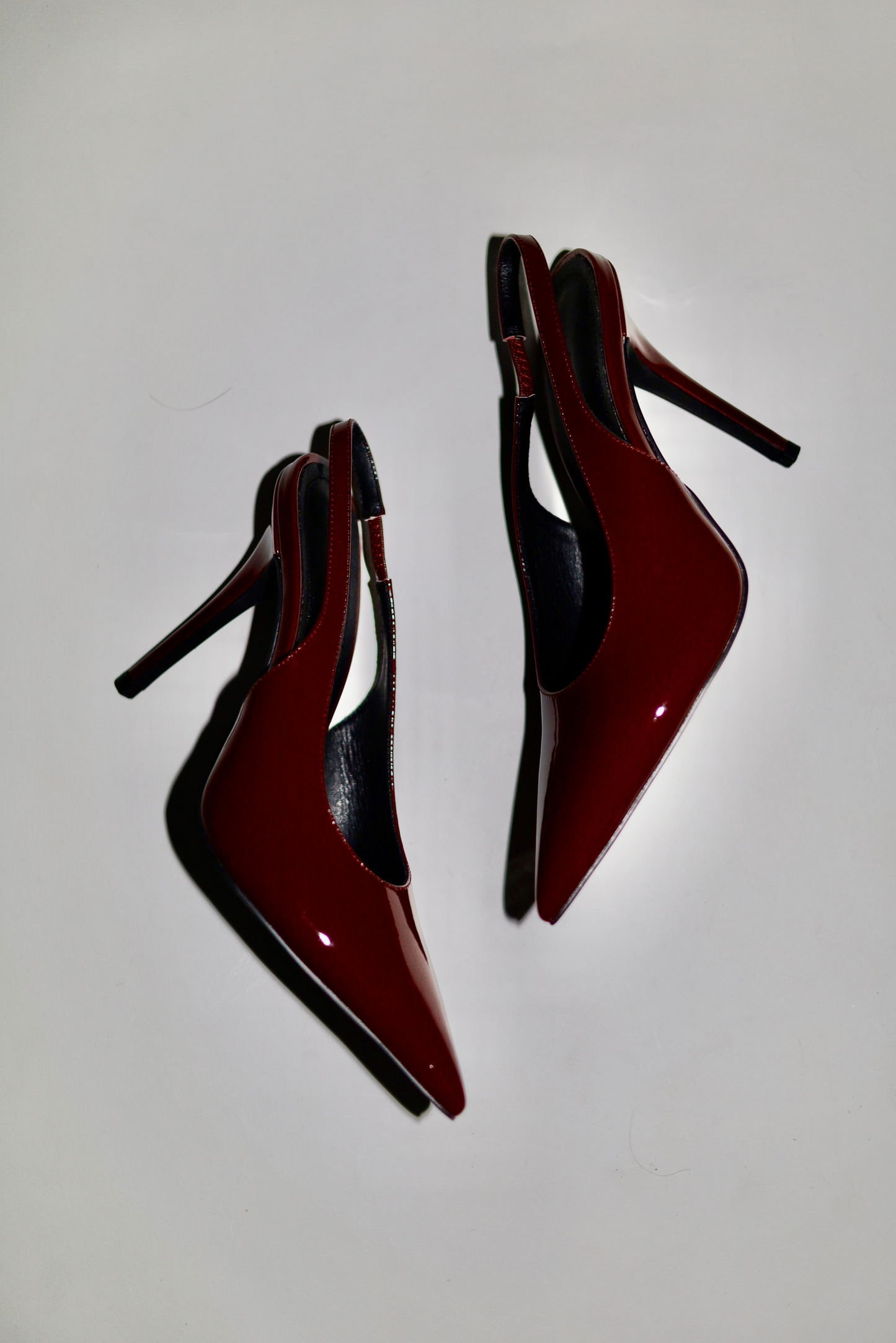 Alexandra Wine Patent Slingback 110 mm