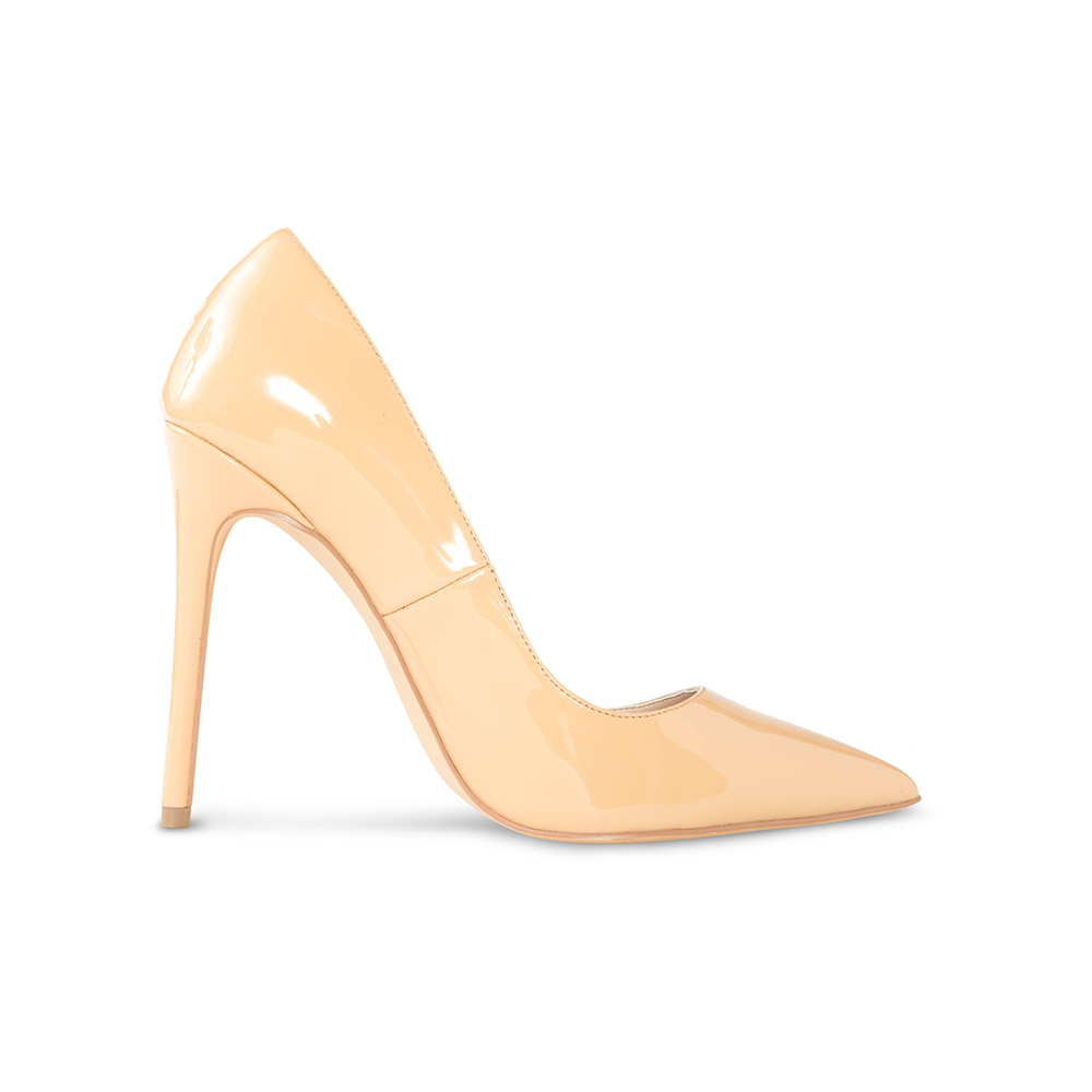 Sophia Nude Vegan Patent Pumps