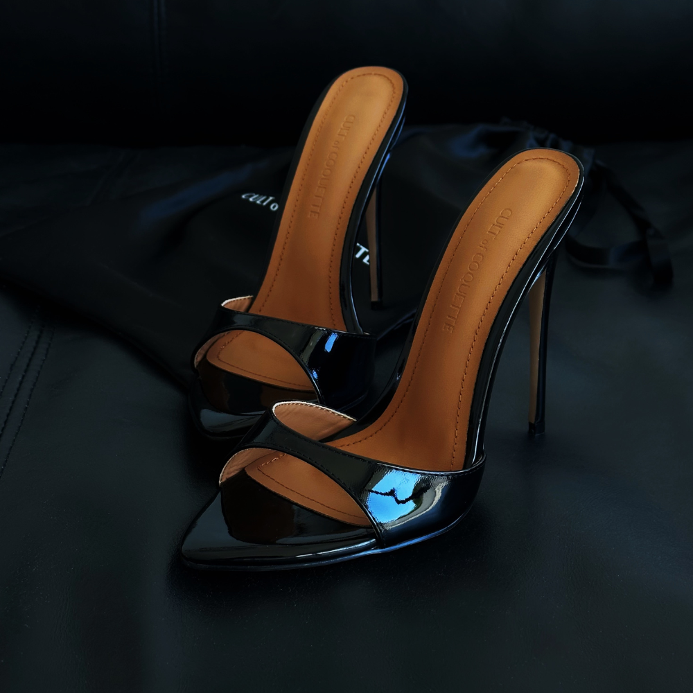 Vegan heeled mules hotsell