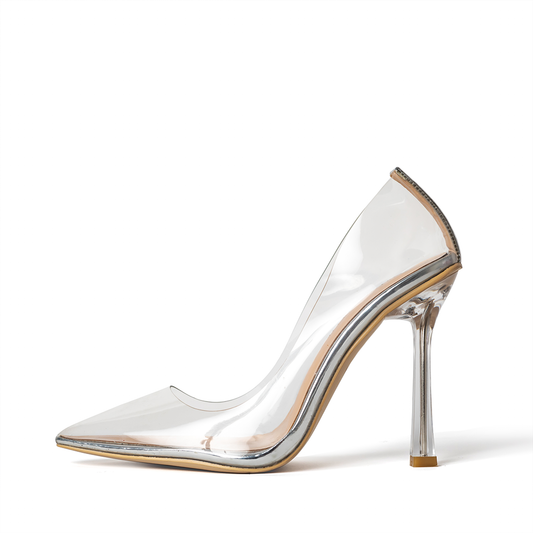 Pointed toe 2025 clear mules