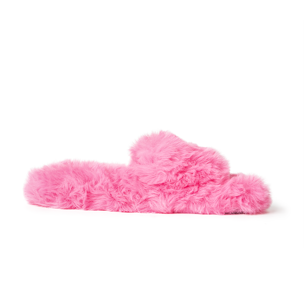 Fuzzy Boot Slide Slippers